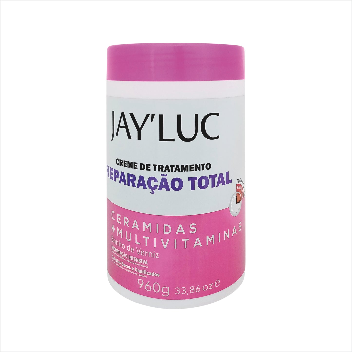 Creme de Tratamento JayLuc 960 g Reparacao Total