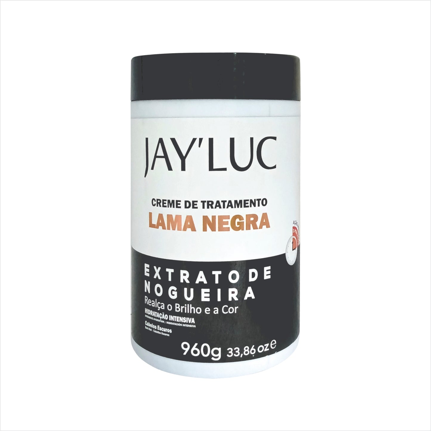 Creme de Tratamento JayLuc 960 g Lama Negra