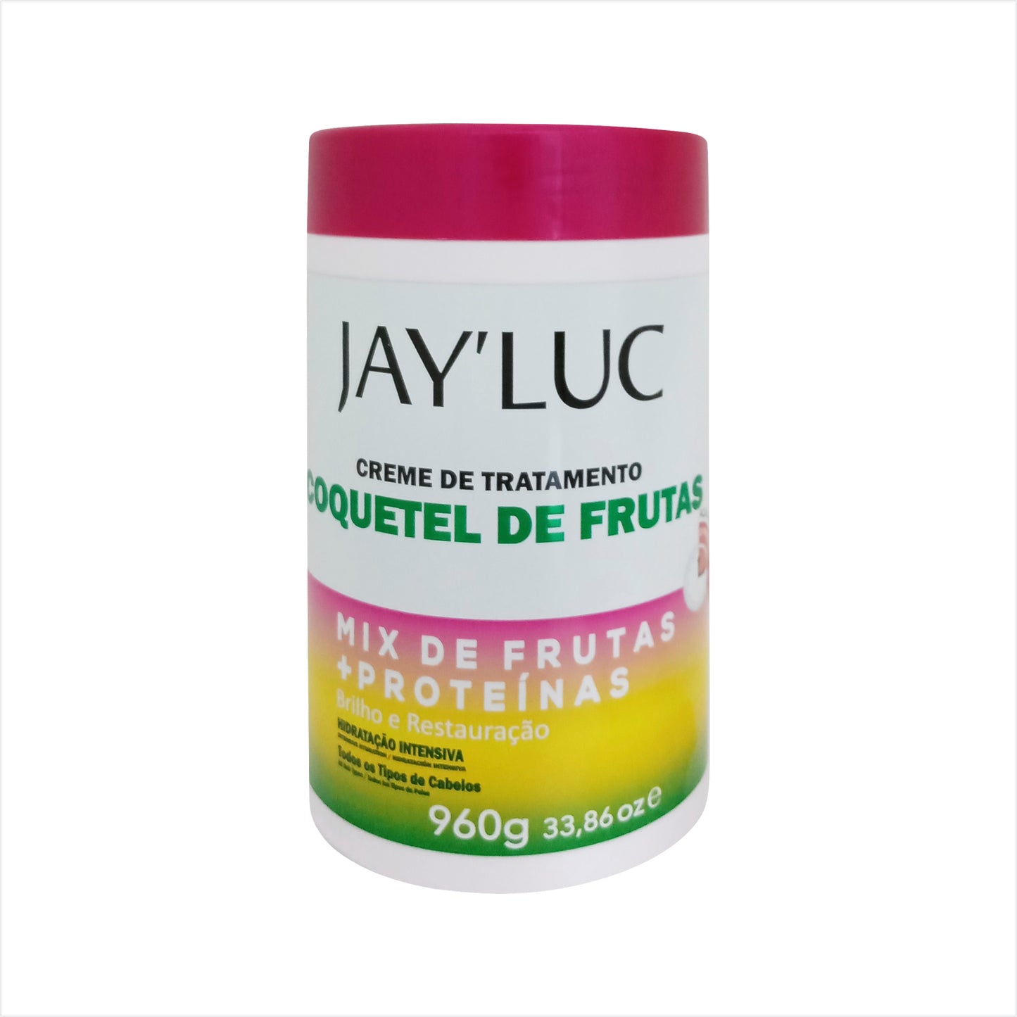 Creme de Tratamento JayLuc 960 g Coquetel de Frutas