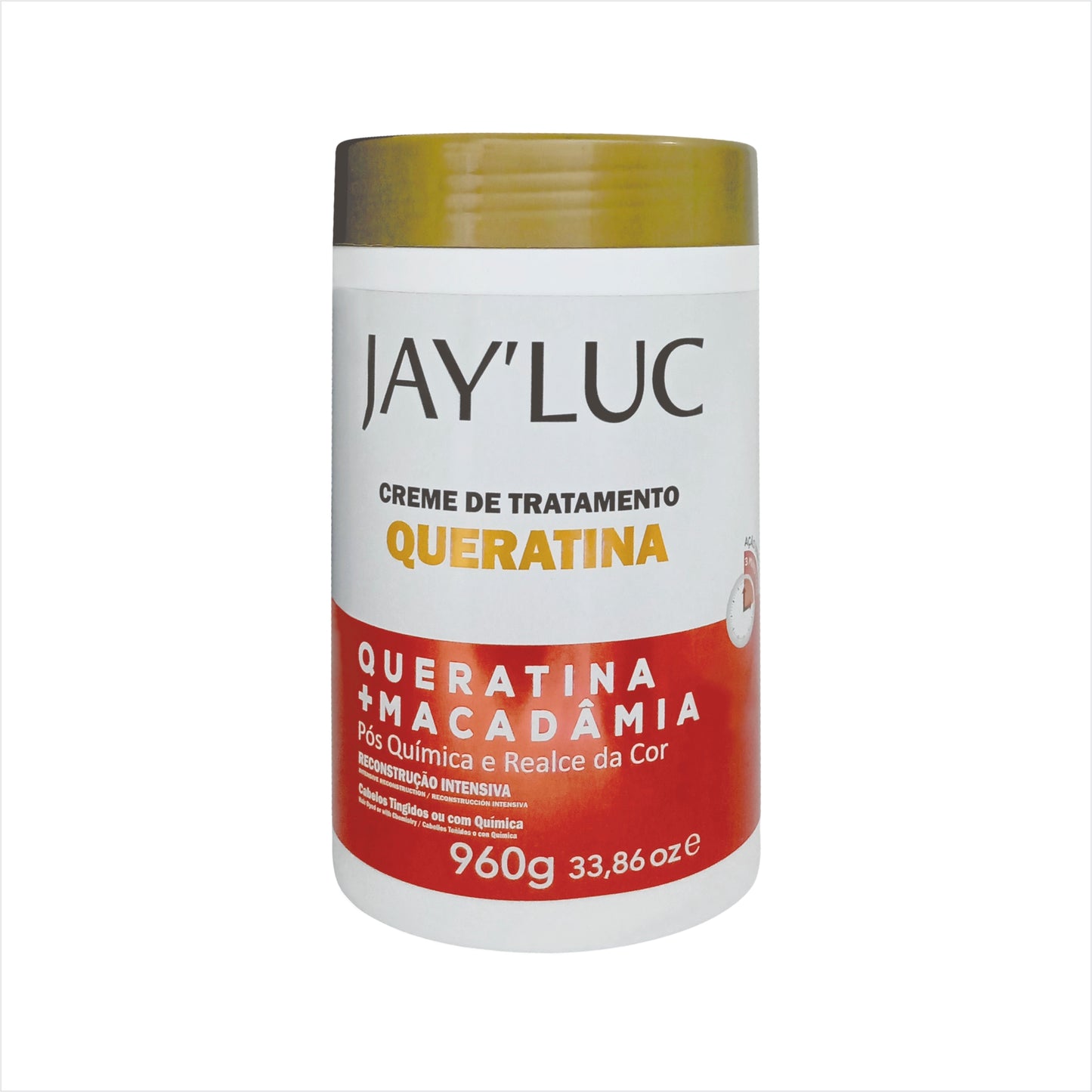 Creme de Tratamento JayLuc 960 g Queratina