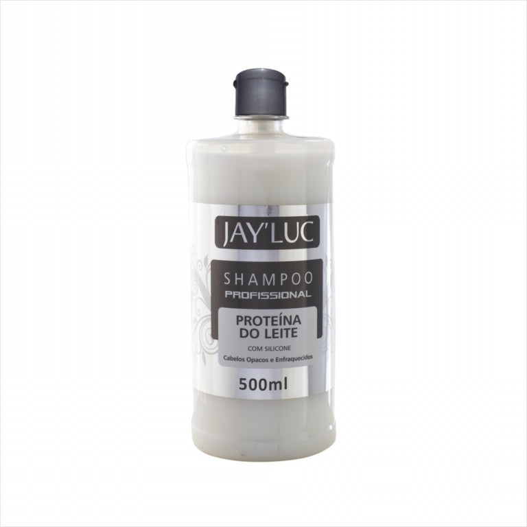 Shampoo Profissional JayLuc 500 ml Proteína do Leite Sem Sal