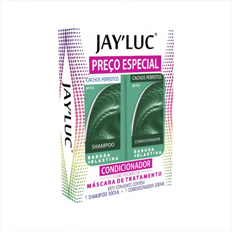 Kit JayLuc Shampoo 300 ml + Cond 300 ml Cachos Perfeitos