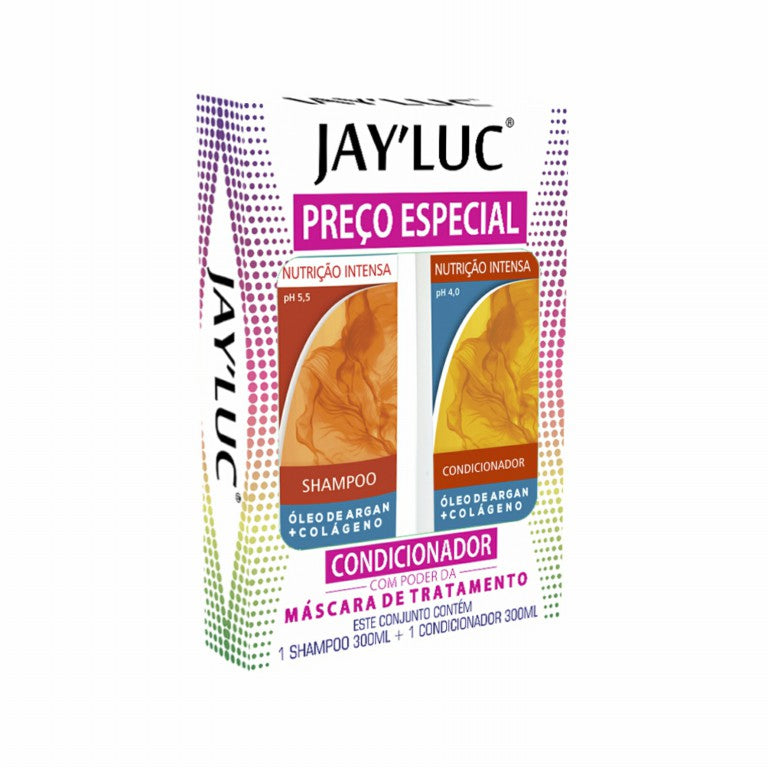 Kit JayLuc Shampoo 300 ml + Cond 300 ml Nutricao Intensa