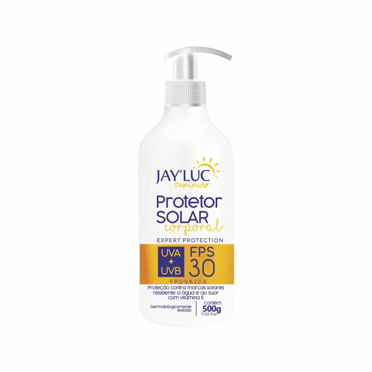 Protetor Solar Corporal JayLuc FPS 30 500 g c/Válvula Familia