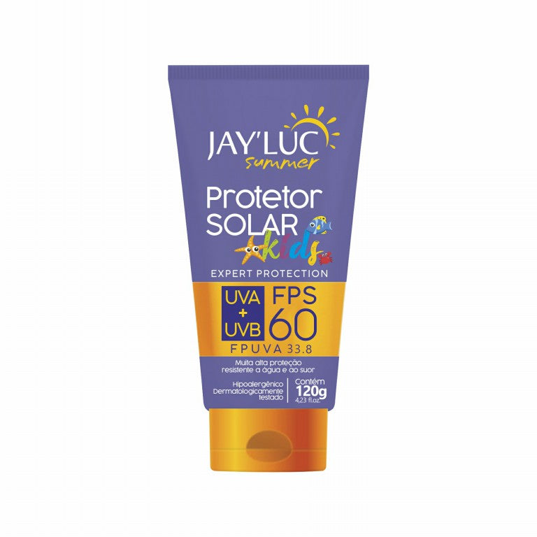 Protetor Solar JayLuc KIDS FPS 60 120 g
