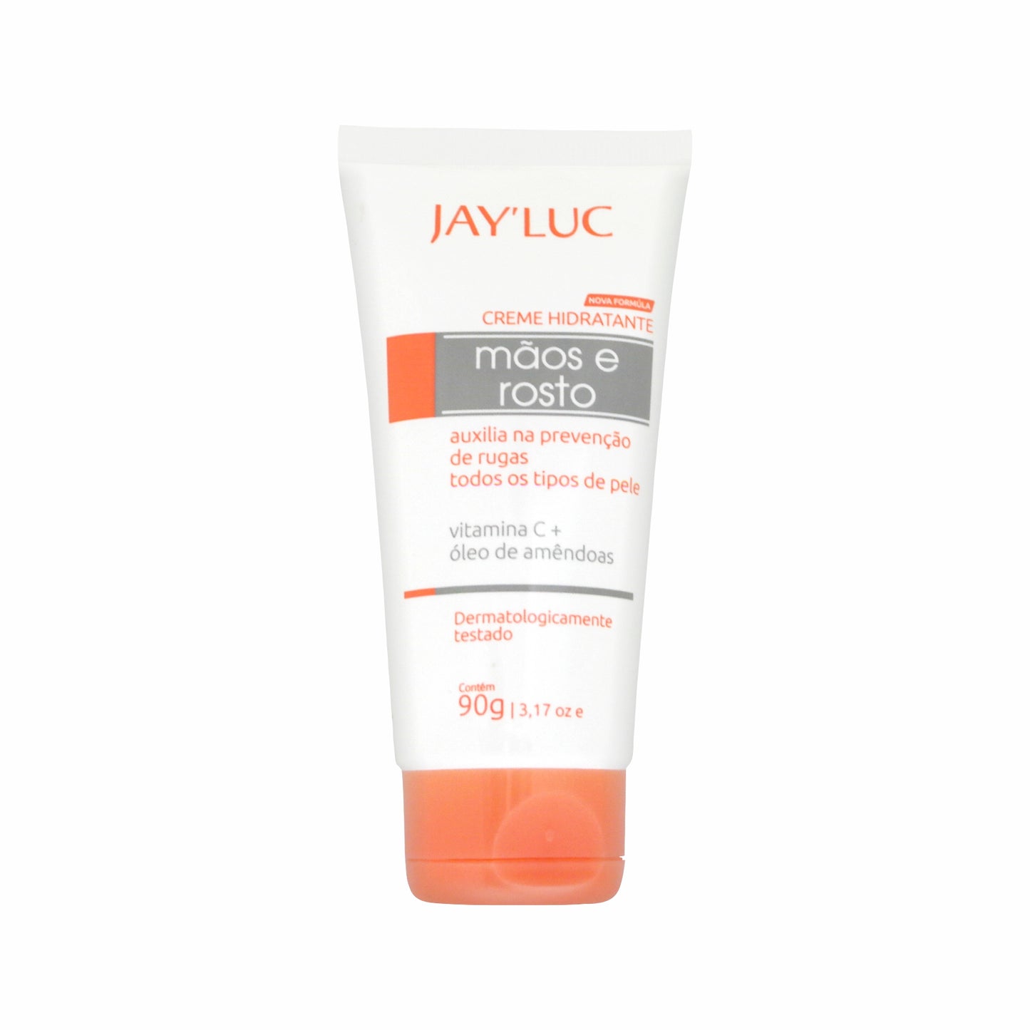 Creme JayLuc Bisnaga 90 g Mãos e Rosto Vitamina C