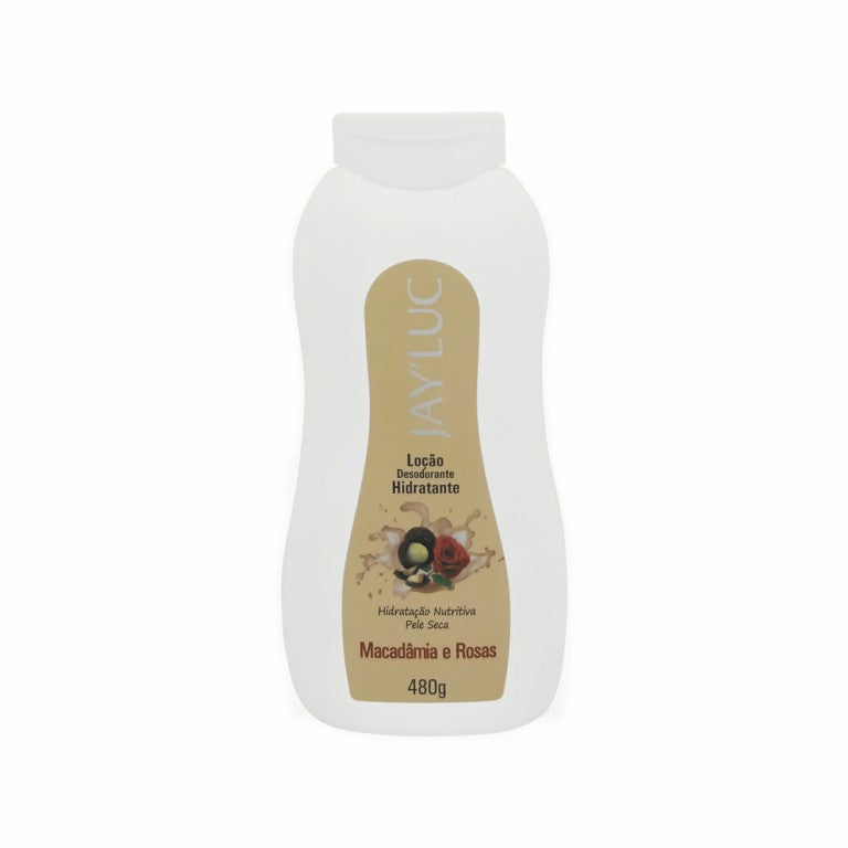 Loção Desod Corporal JayLuc 480 g Macadamia e Rosas