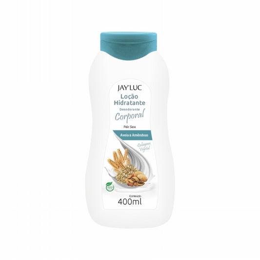 Loção Desod Corporal JayLuc 480 g Aveia e Amendoas