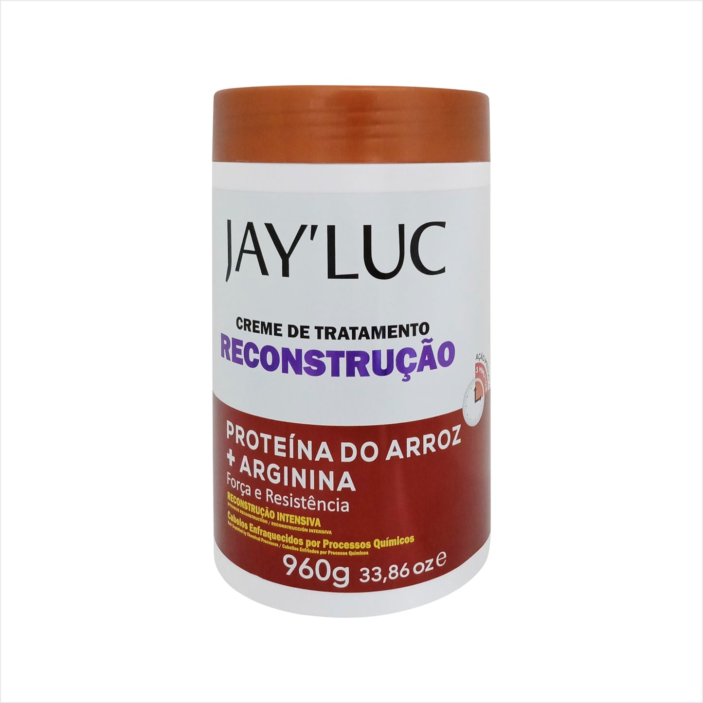 Creme de Tratamento JayLuc 960 g Reconstrucao