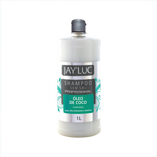 Shampoo Profissional JayLuc 1 L Oleo de Coco Sem Sal