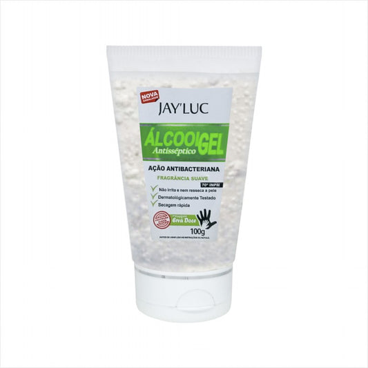 Alcool Gel Antisseptico JayLuc 100 g Erva Doce Bisnaga