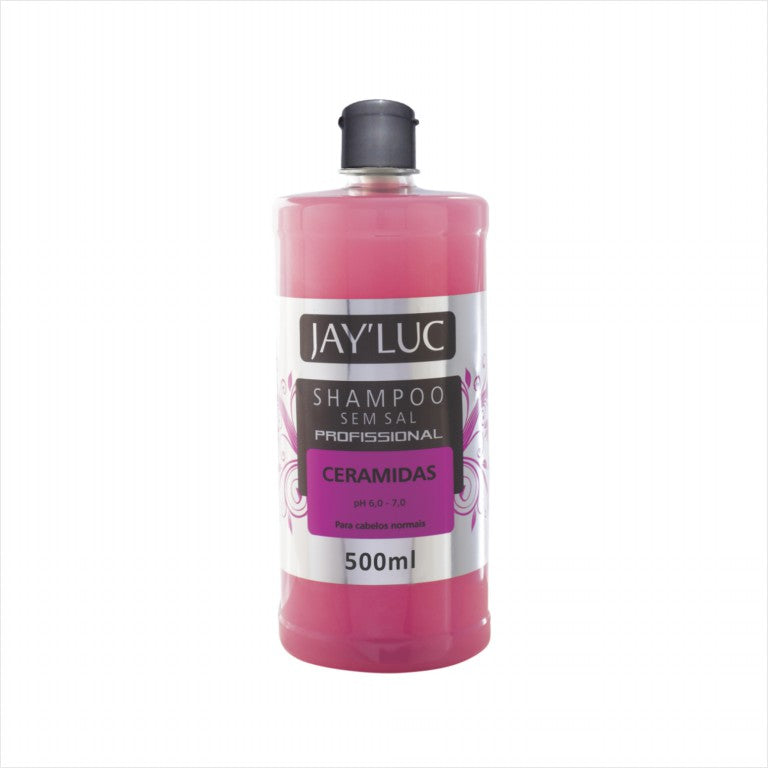 Shampoo Profissional JayLuc 500 ml Ceramidas Sem Sal