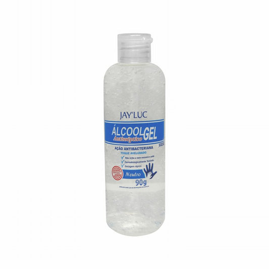 Alcool Gel Antisseptico JayLuc 90g Neutro Com Tampa