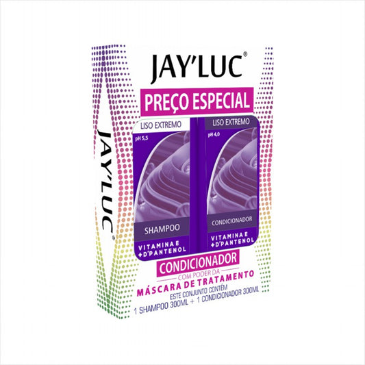 Kit JayLuc Shampoo 300 ml + Cond 300 ml Liso Extremo