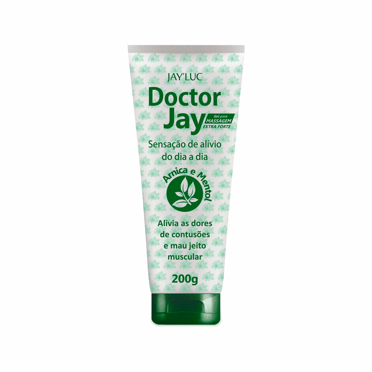 Gel Para Massagem JayLuc 200 g Doctor Jay Extra Forte Arnica e Mentol Bisnaga
