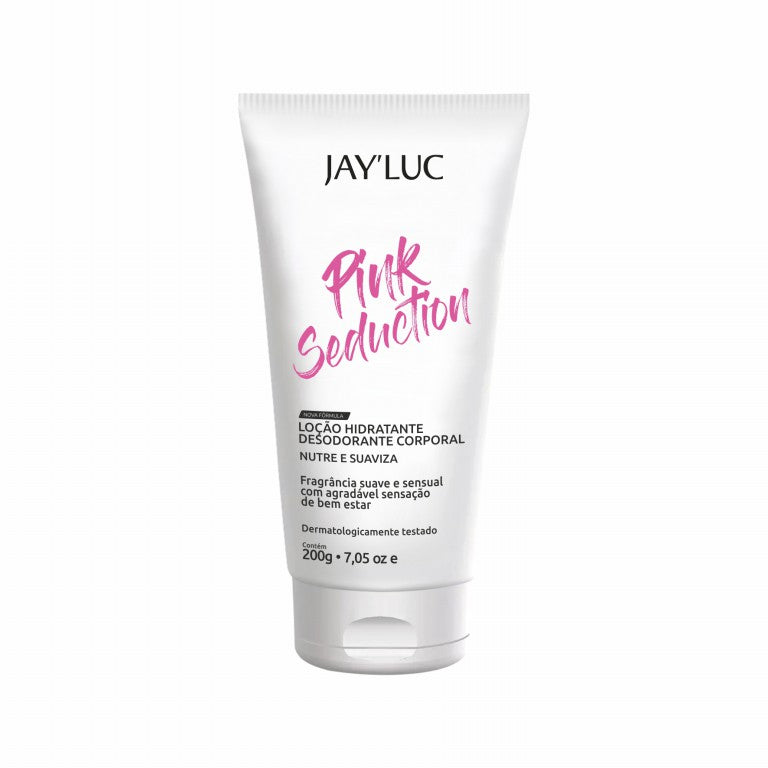 Locao Hidratante Desodorante Corporal JayLuc Pink Seduction 200g