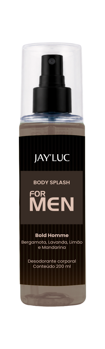 Frasco do body splash Bold Homme Jay'Luc