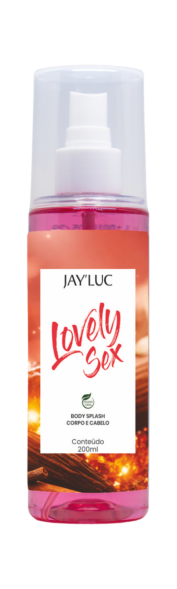 Frasco do body splash Lovely Sex Jay'Luc