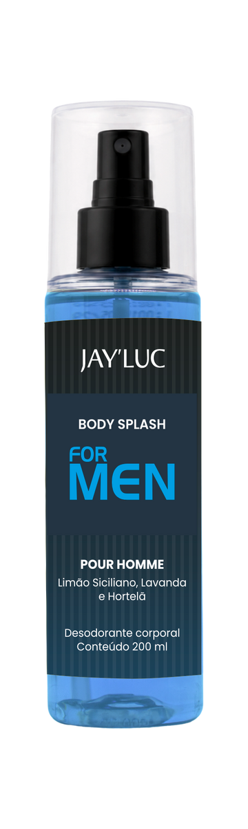 Frasco do body splash Pour Homme Jay'Luc